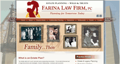 Desktop Screenshot of farinalaw.com